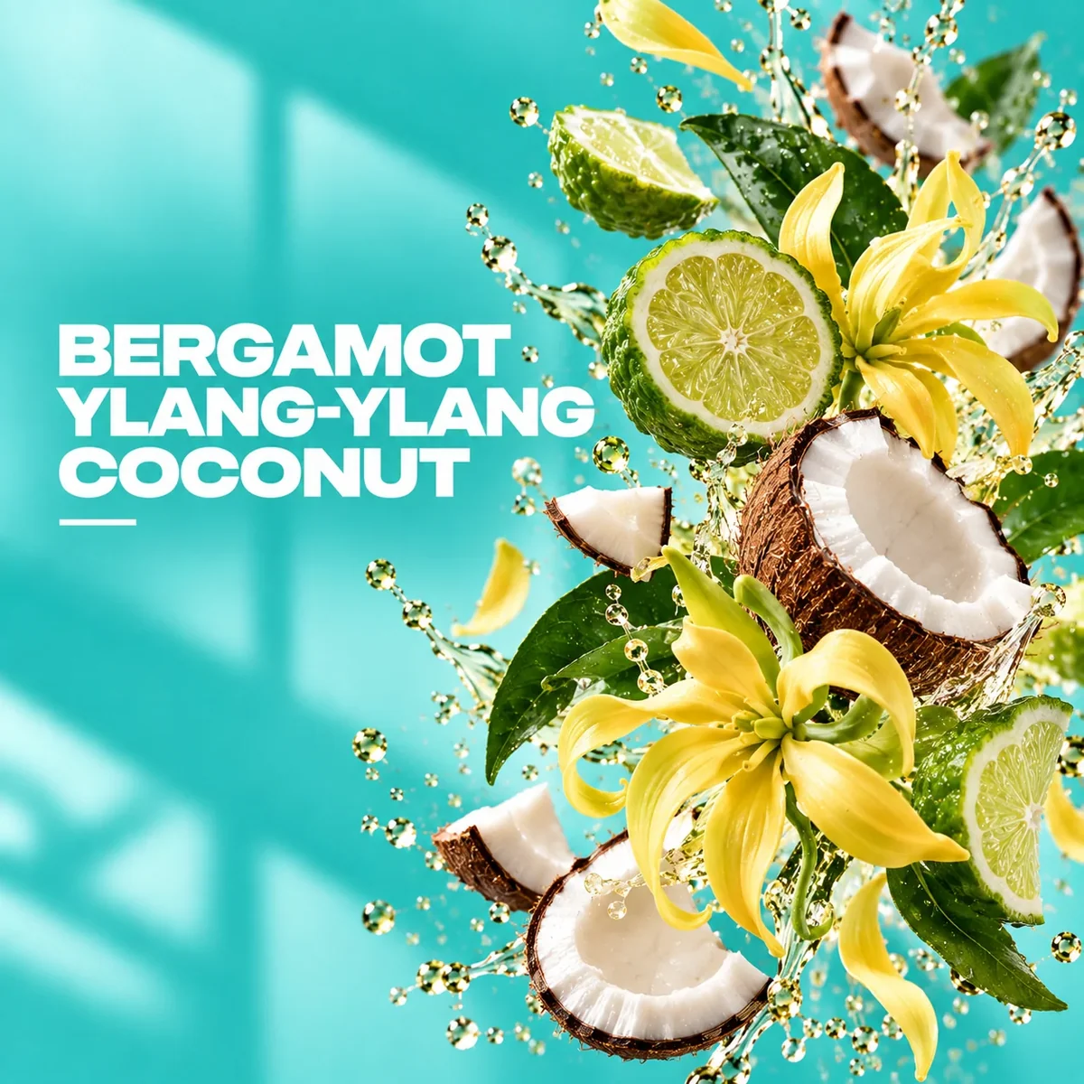 Bergamot, ylang-ylang and coconut